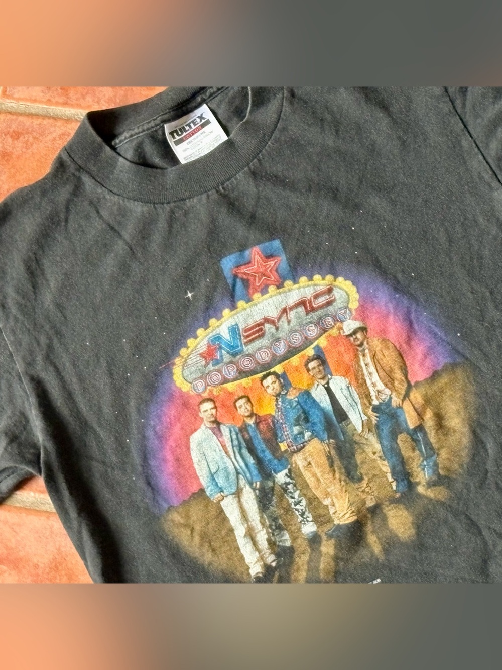 Vintage 2001 NSYNC PopOdyssey Tour Shirt Y2K Justin Timberlake